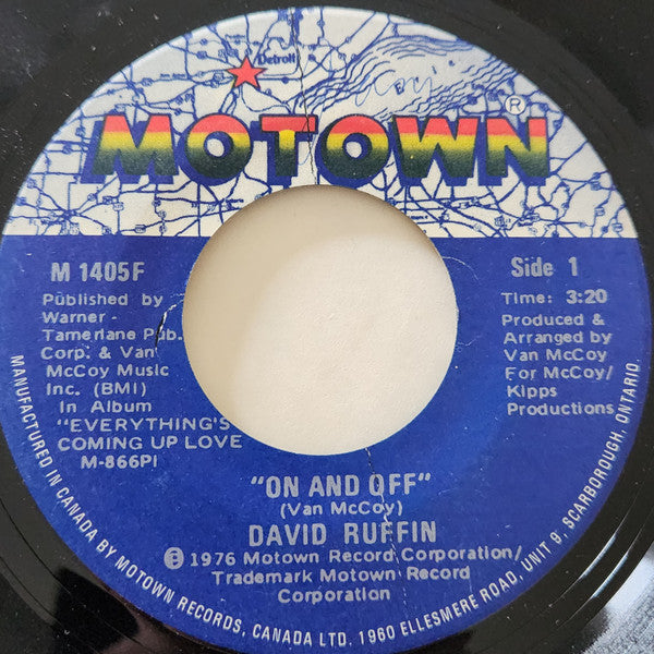 David Ruffin - On And Off / Statue Of A Fool