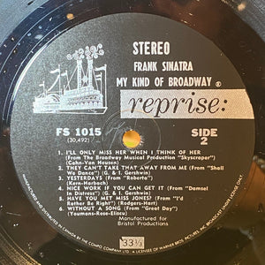 Frank Sinatra - My Kind Of Broadway - 1965