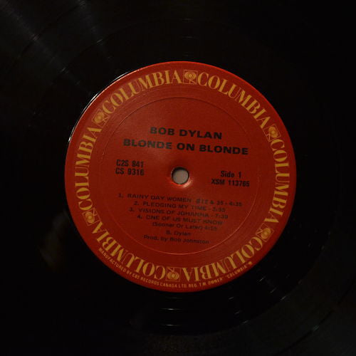 Bob Dylan - Blonde On Blonde Vinyl Record