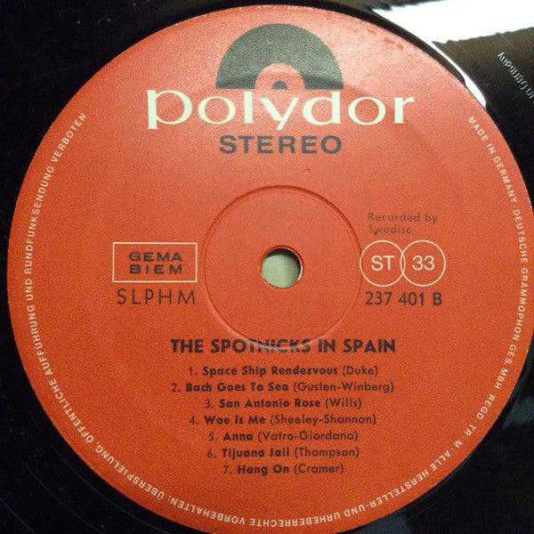 The Spotnicks - The Spotnicks In Spain (Bailemos Con Los Spotnicks)