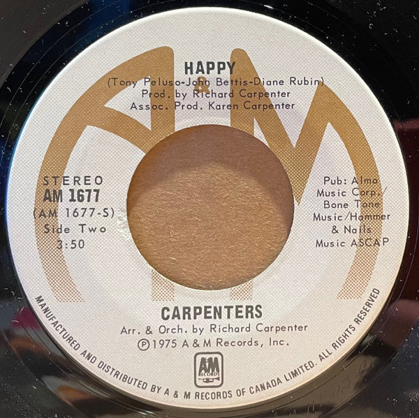 Carpenters - Only Yesterday - 1975