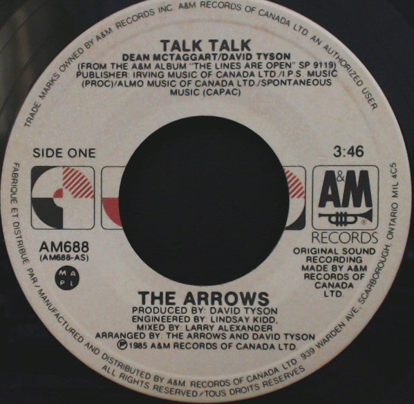 The Arrows - Talk Talk