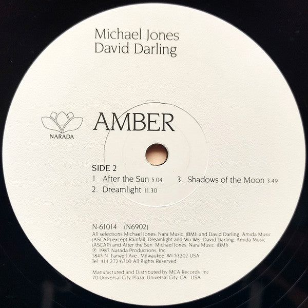 Michael Jones / David Darling - Amber - 1987
