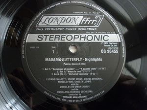 Mirella Freni, Luciano Pavarotti, Christa Ludwig, Robert Kerns, Wiener Philharmoniker, Herbert von Karajan - Highlights From Puccini's Madama Butterfly - 1976