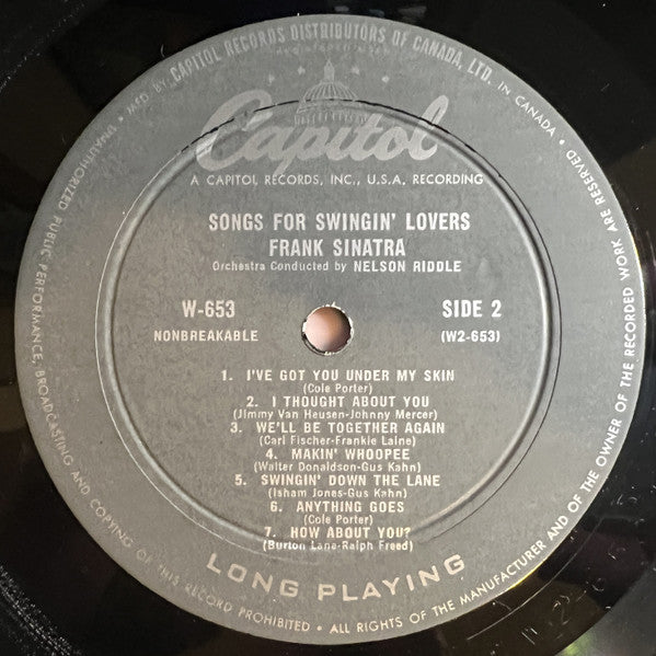 Frank Sinatra - Songs For Swingin' Lovers -