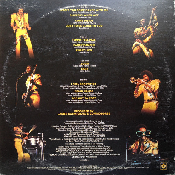 Commodores - Live! - 1977