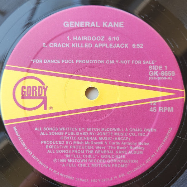 General Kane - Hairdooz - 1986