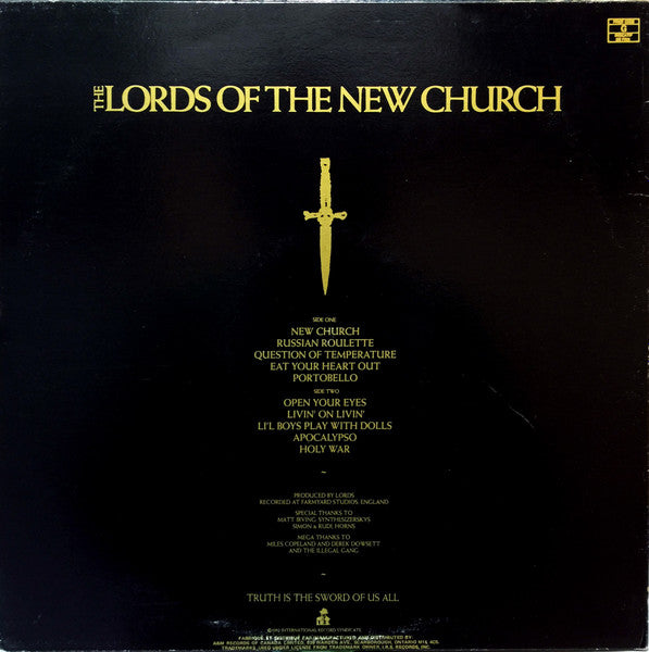 Lords Of The New Church - The Lords Of The New Church - 1982