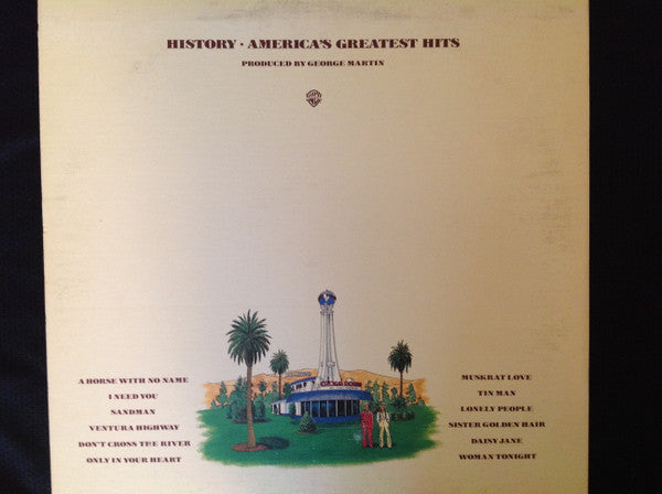 America  - History - America's Greatest Hits Vinyl Record