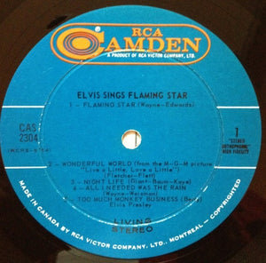 Elvis Presley - Elvis Sings "Flaming Star" - 1969