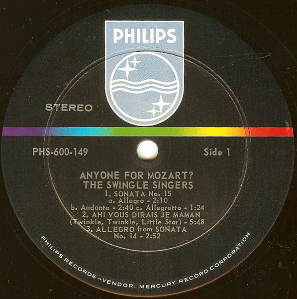 Les Swingle Singers - Anyone For Mozart? - 1964