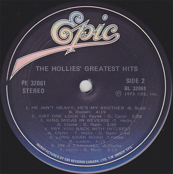 Hollies, The - The Hollies' Greatest Hits -