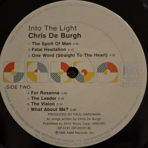 Chris de Burgh - Into The Light - 1986