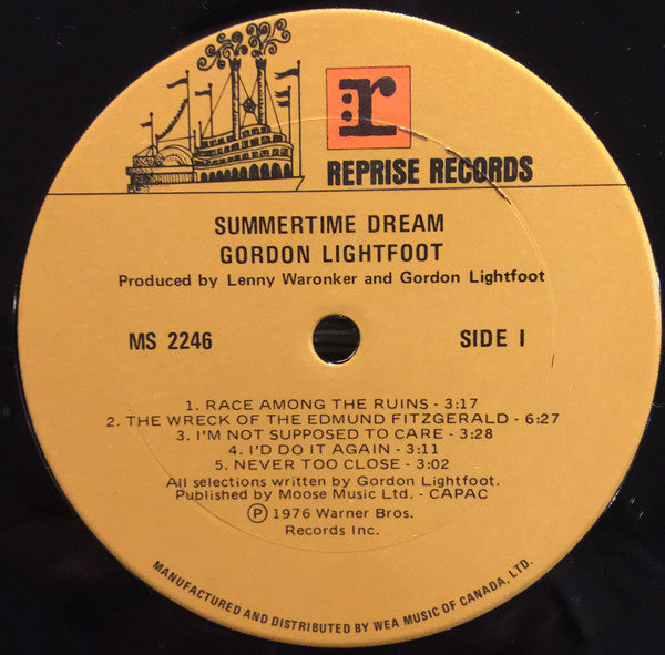 Gordon Lightfoot - Summertime Dream