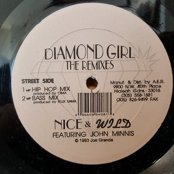 Nice & Wild - Diamond Girl The Remixes Vinyl Record