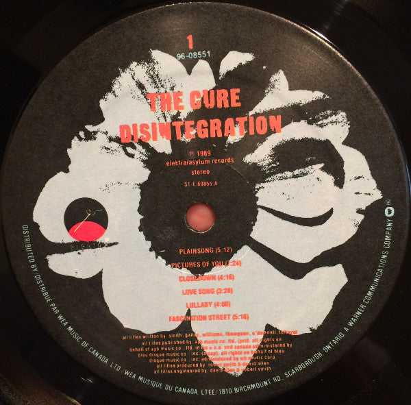 Cure, The - Disintegration - 1989