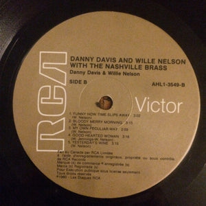 Danny Davis ,Willie Nelson,The Nashville Brass - &  With  Danny Davis & Willie Nelson With The Nashville Brass Vinyl Record