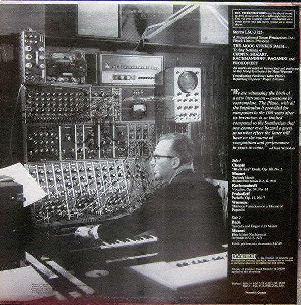 Hans Wurman - The Moog Strikes Bach...