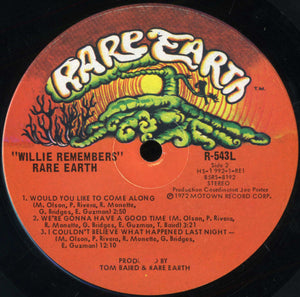 Rare Earth - Willie Remembers