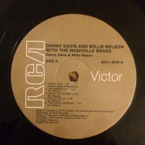 Danny Davis ,Willie Nelson,The Nashville Brass - &  With  Danny Davis & Willie Nelson With The Nashville Brass Vinyl Record