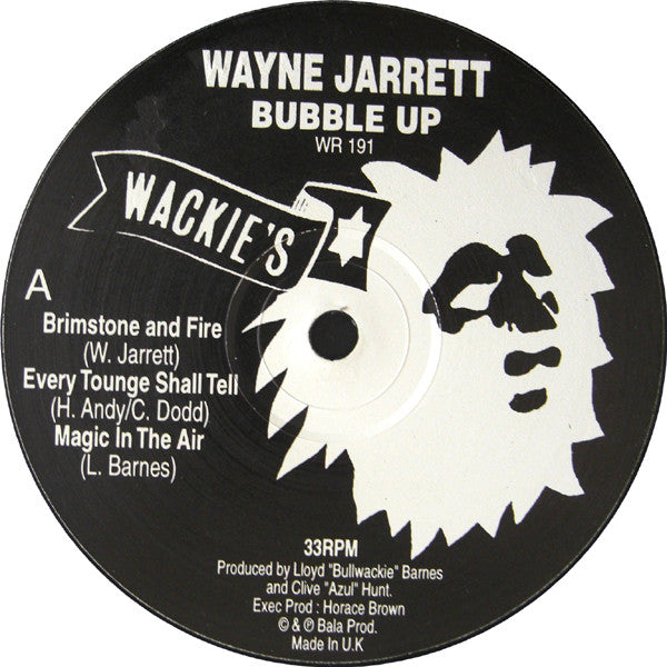 Wayne Jarrett - Bubble Up - 1998