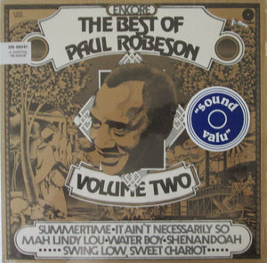Paul Robeson - Encore - The Best Of Paul Robeson Volume II -