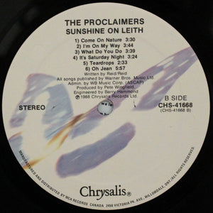 Proclaimers, The - Sunshine On Leith - 1988