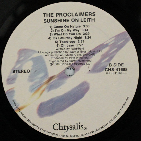 Proclaimers, The - Sunshine On Leith - 1988