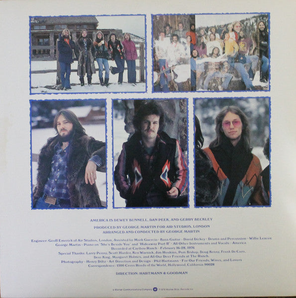 America - Hideaway - 1976