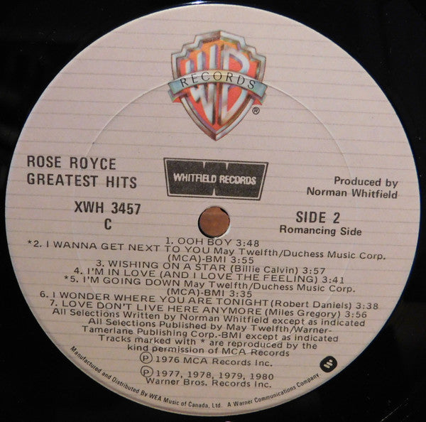 Rose Royce - Greatest Hits