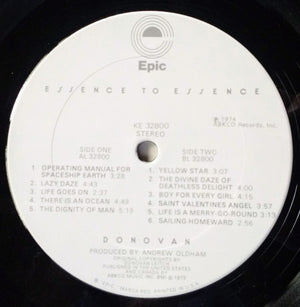 Donovan - Essence To Essence - 1973