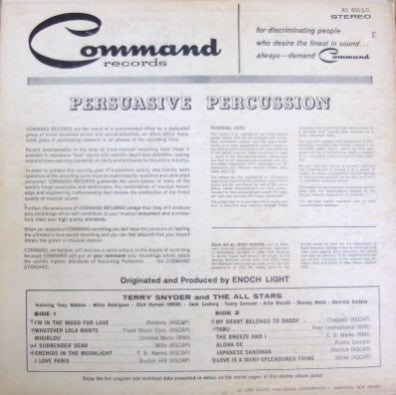Terry Snyder And The All Stars - Persuasive Percussion