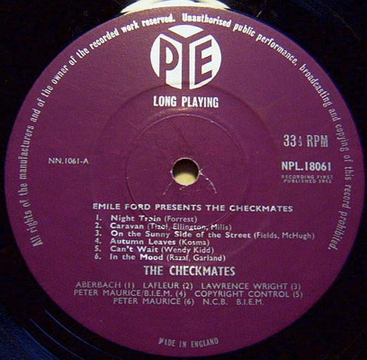 The Checkmates (6) - Emile Ford Presents The Checkmates