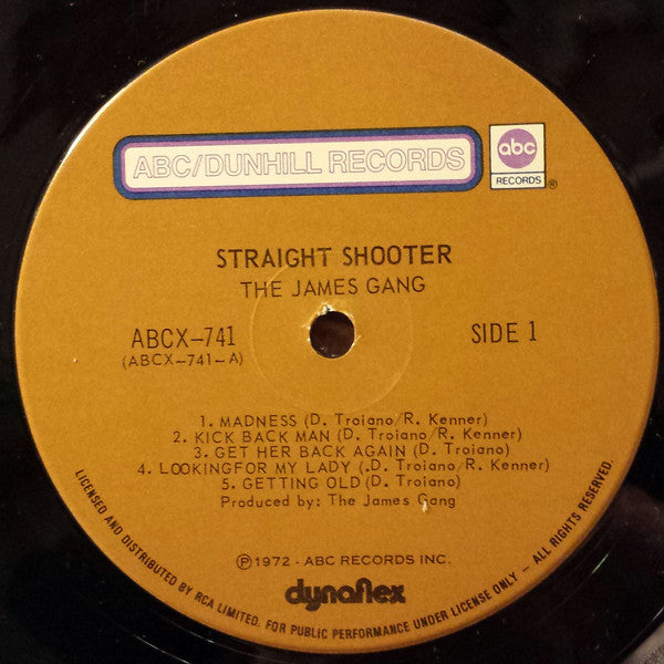 James Gang - Straight Shooter