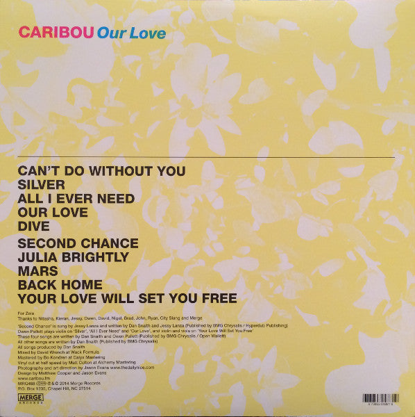 Caribou - Our Love Vinyl Record