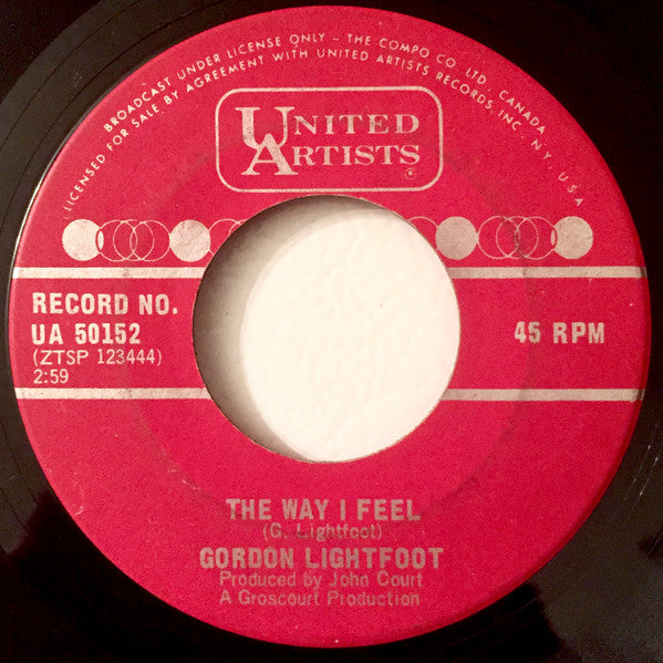 Gordon Lightfoot - The Way I Feel