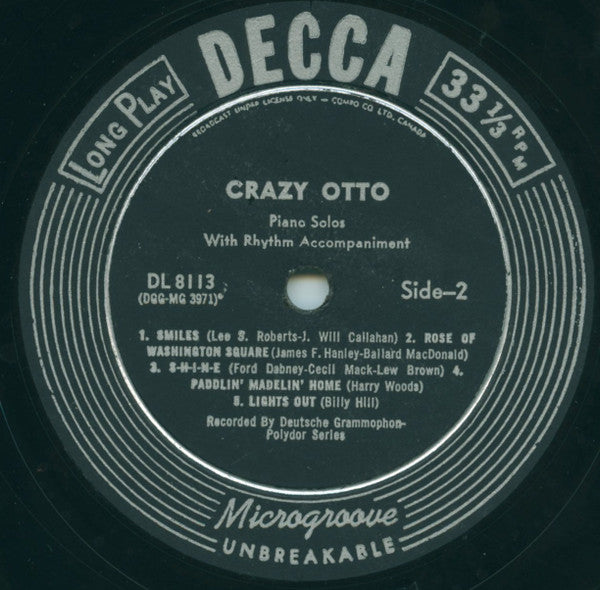 Der Schräge Otto - Crazy Otto - 1955