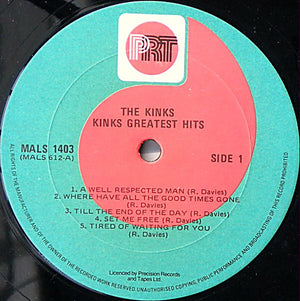 Kinks, The - Kinks Greatest Hits -