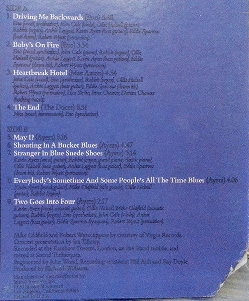 Kevin Ayers - June 1, 1974