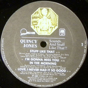 Quincy Jones - Sounds ... And Stuff Like That!!