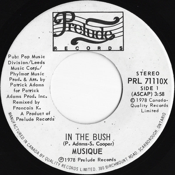 Musique - In The Bush