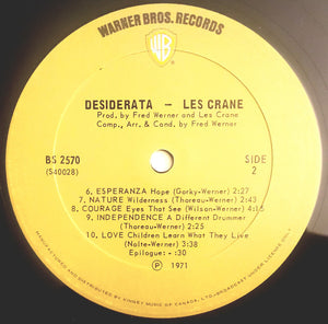 Les Crane - Desiderata