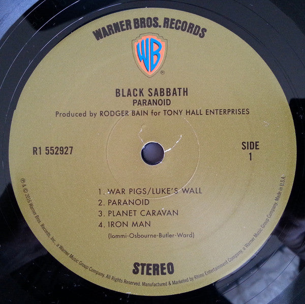 Black Sabbath - Paranoid - 2016