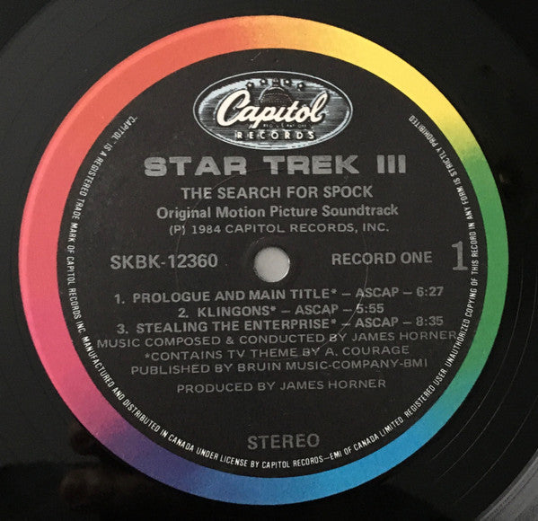 James Horner - Star Trek III - The Search For Spock (Original Motion Picture Soundtrack)