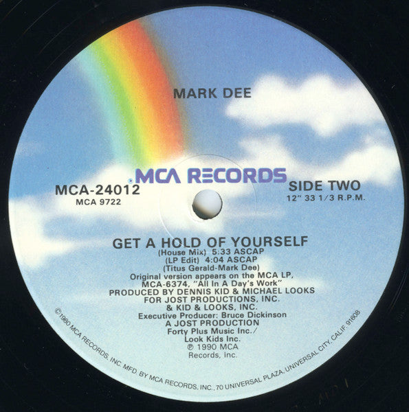 Mark Dee - Get A Hold Of Yourself (Extended Version) - 1990