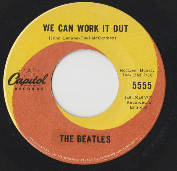 The Beatles - We Can Work It Out / Day Tripper
