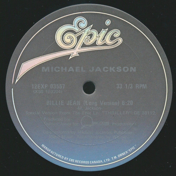 Michael Jackson - Billie Jean (Extended Re-mix) - 1984