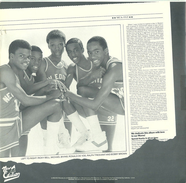 New Edition - New Edition Vinyl Record