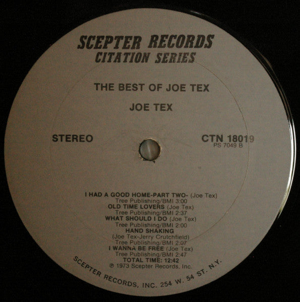 Joe Tex - The Best Of - 1973