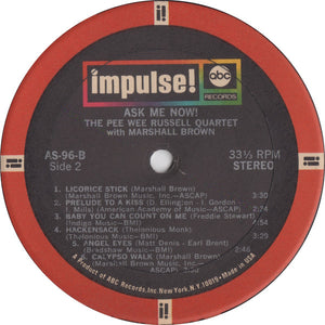 Pee Wee Russell Quartet - Ask Me Now!